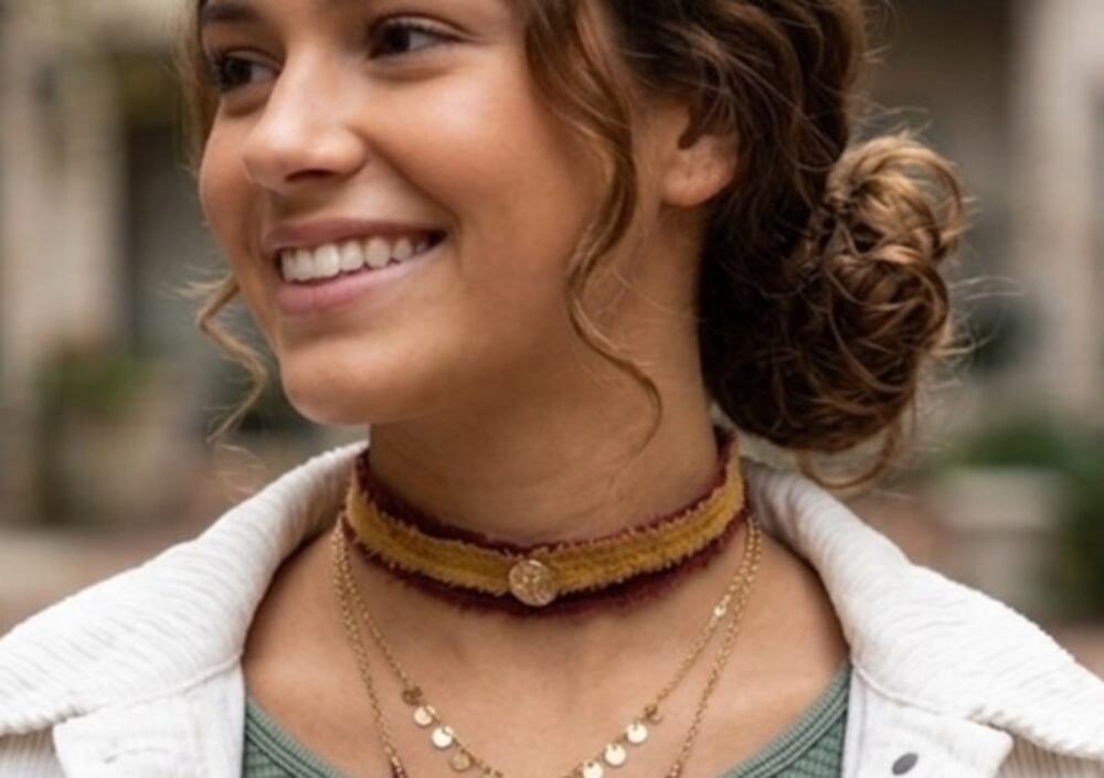 Handmade rustic choker necklace